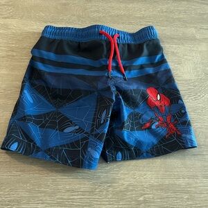 Marvel Spider-Man Kids swimsuit- Black and Blue